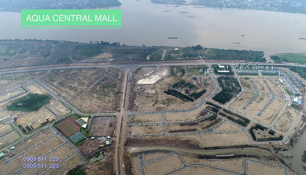 Tiến độ dự án Aqua City - Aqua Central Mall