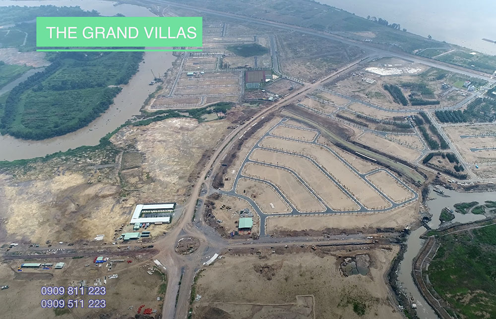 Tiến độ dự án Aqua City - The Grand Villas