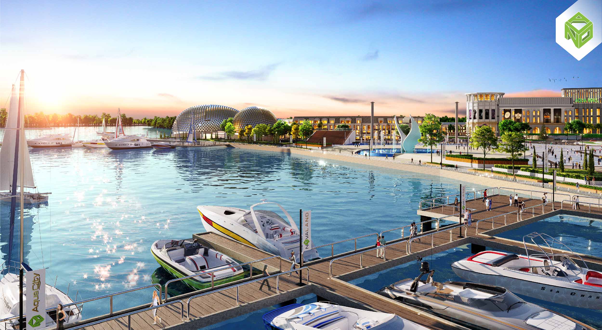 Bến thuyền Aqua City